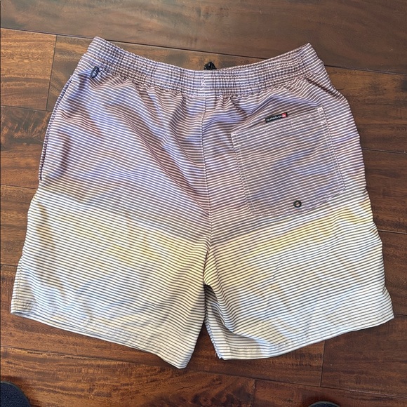 Quiksilver | Men's Gradient Striped Board Shorts - Purple and Yellow - Picture 6 of 8